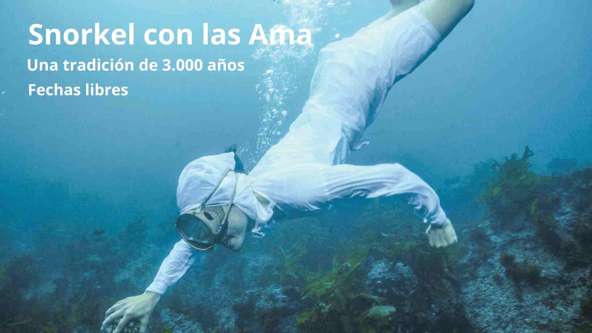 buceo en Japón snorkel con las Ama