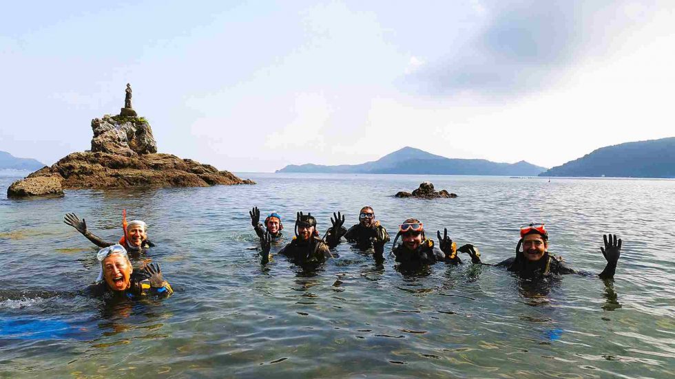 buceo en Japón snorkel con las Ama